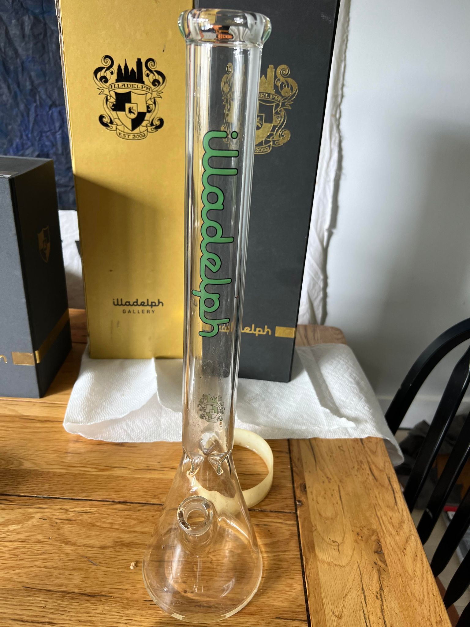 Illadelph Glass Green Label Tall Beaker Set
