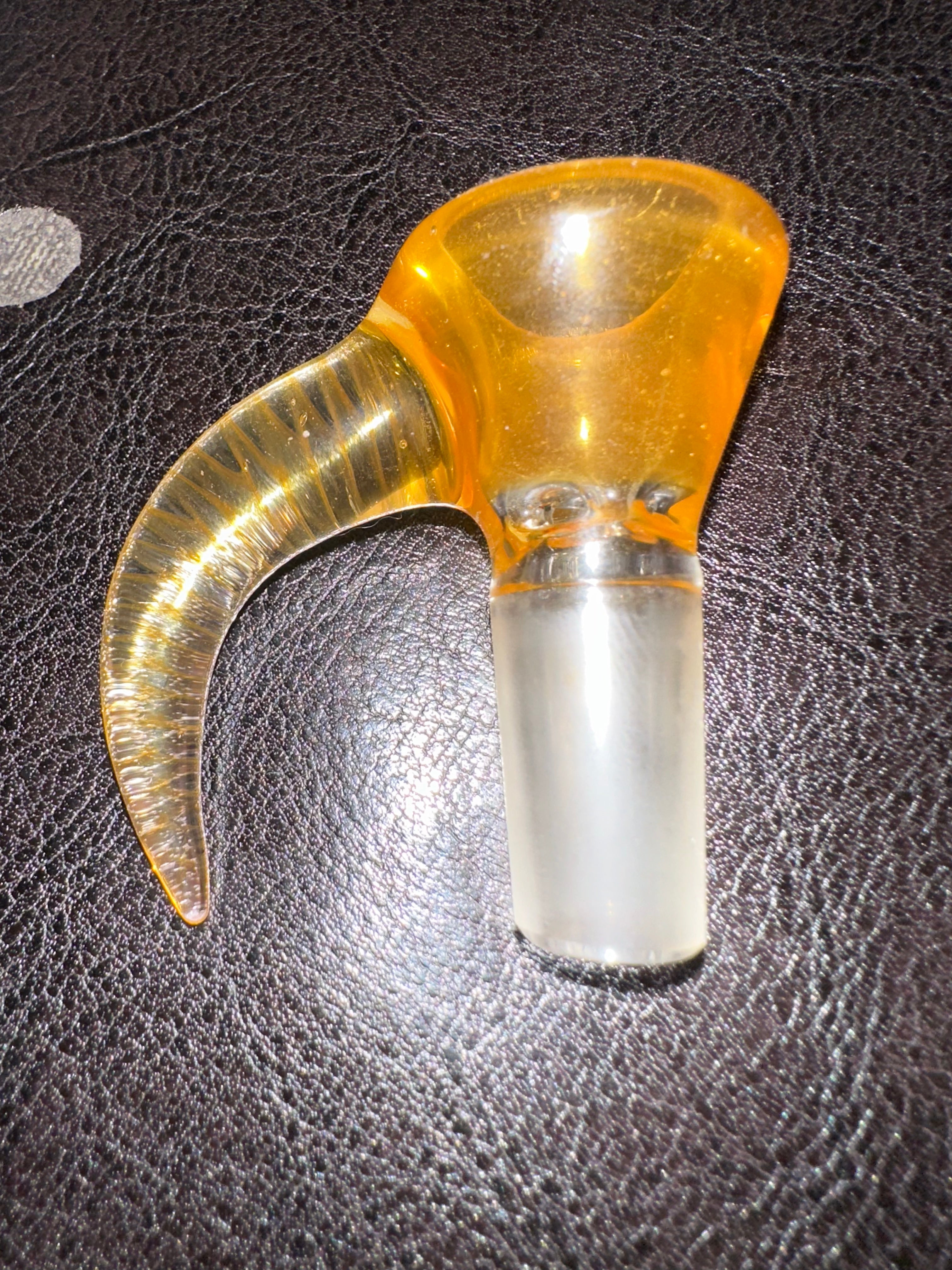 Sovereignty Glass Mango Accented 14mm 3 Hole Slide