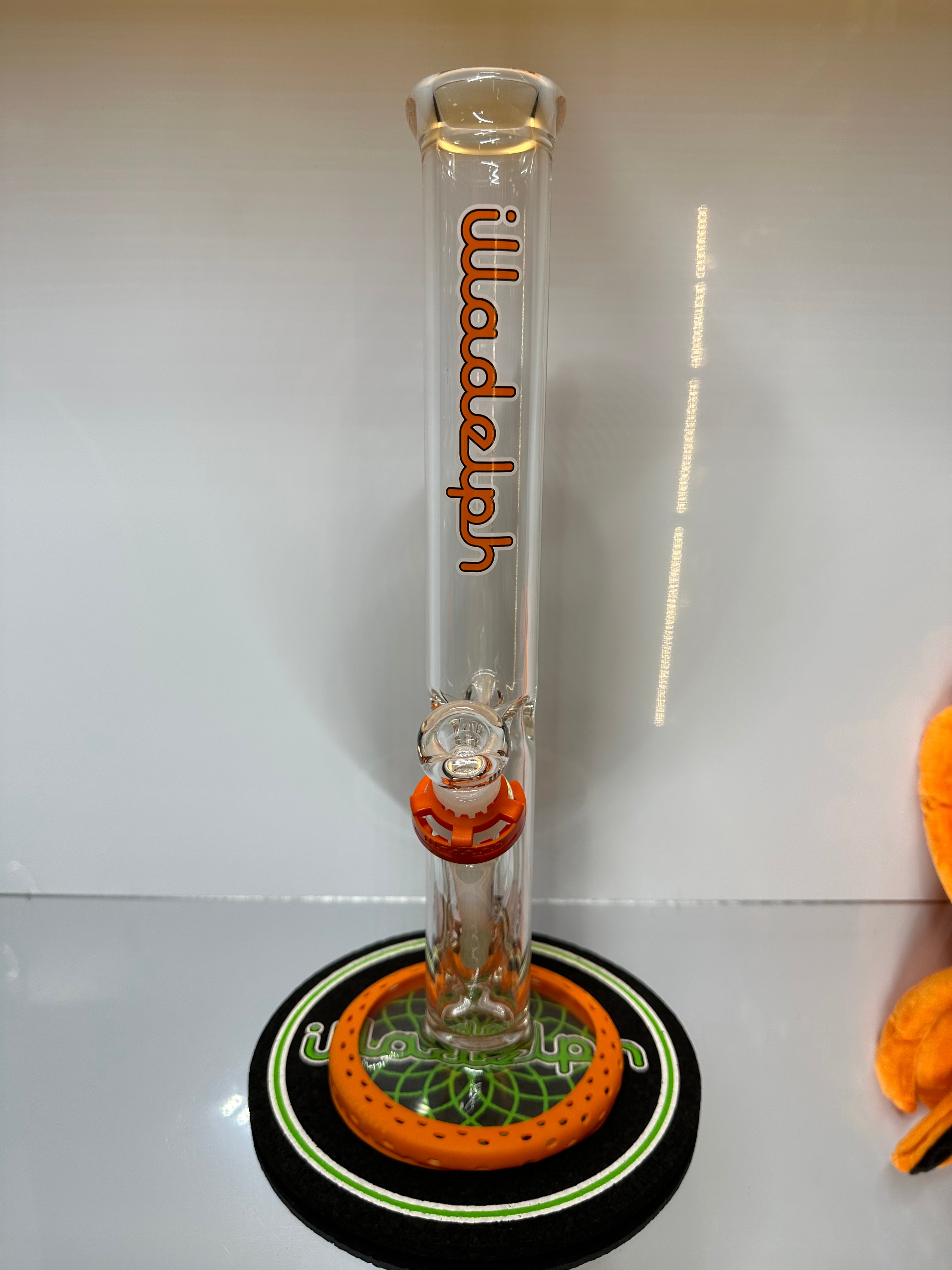 Illadelph Glass Orange Label 45mm Straight Tube
