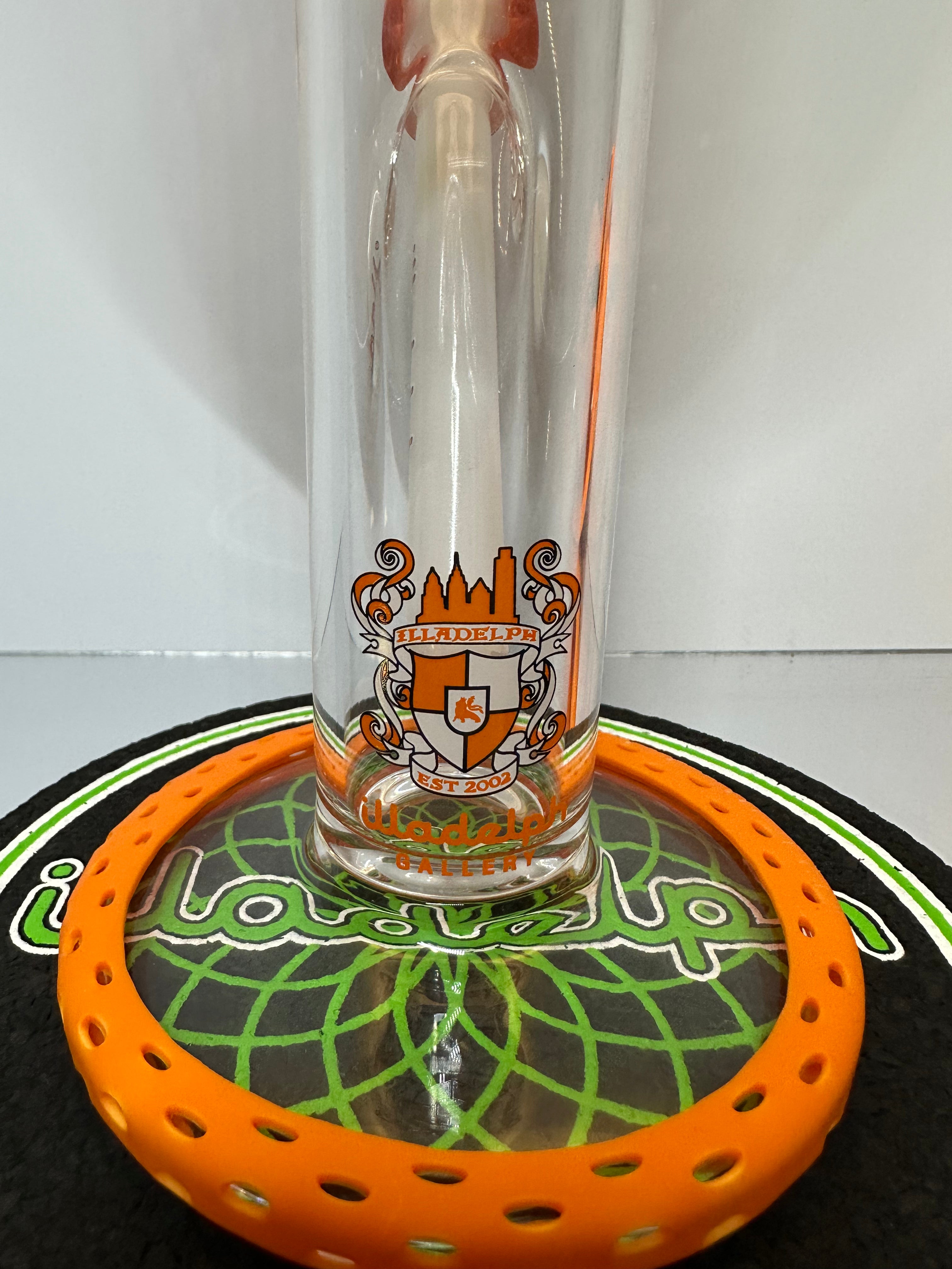 Illadelph Glass Orange Label 45mm Straight Tube