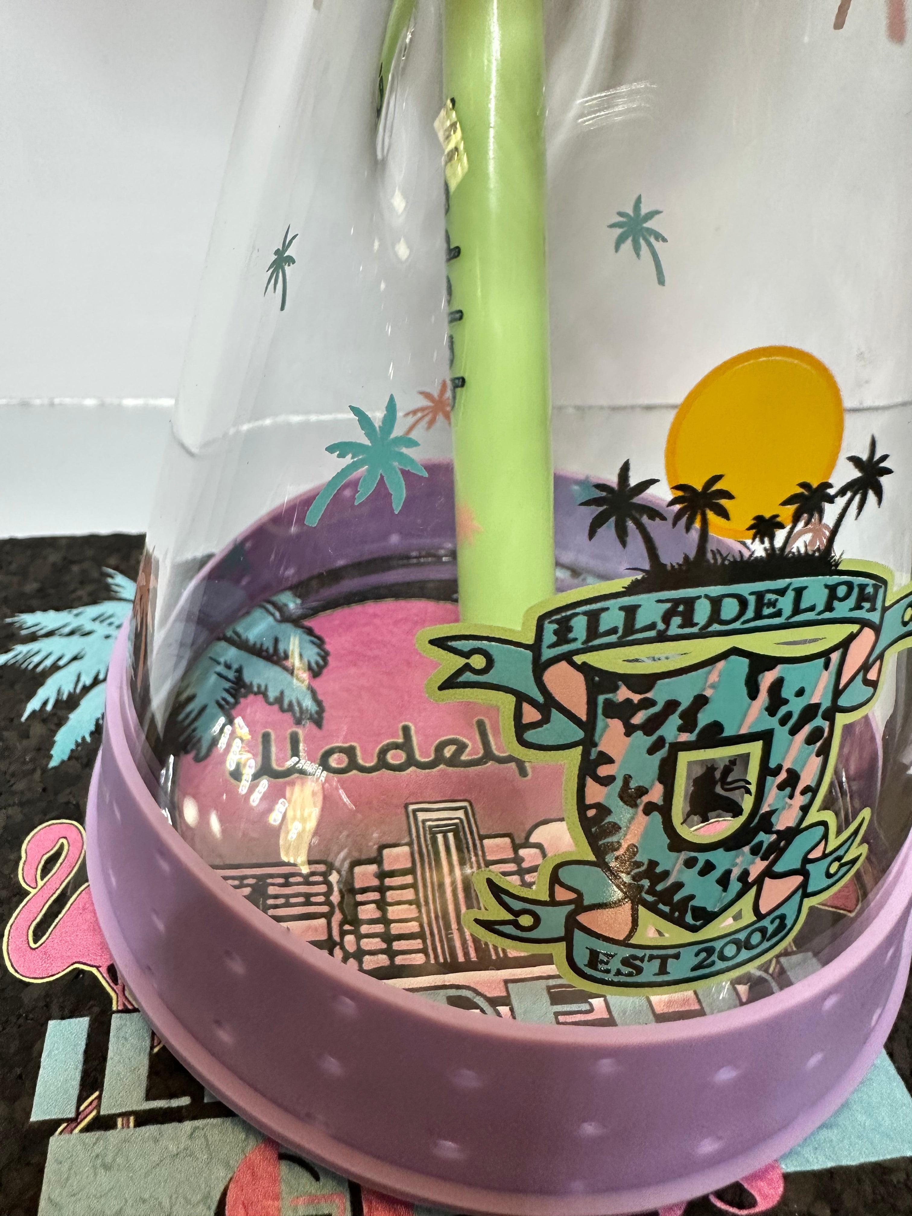 Illadelph Glass South Beach Medium Beaker Set