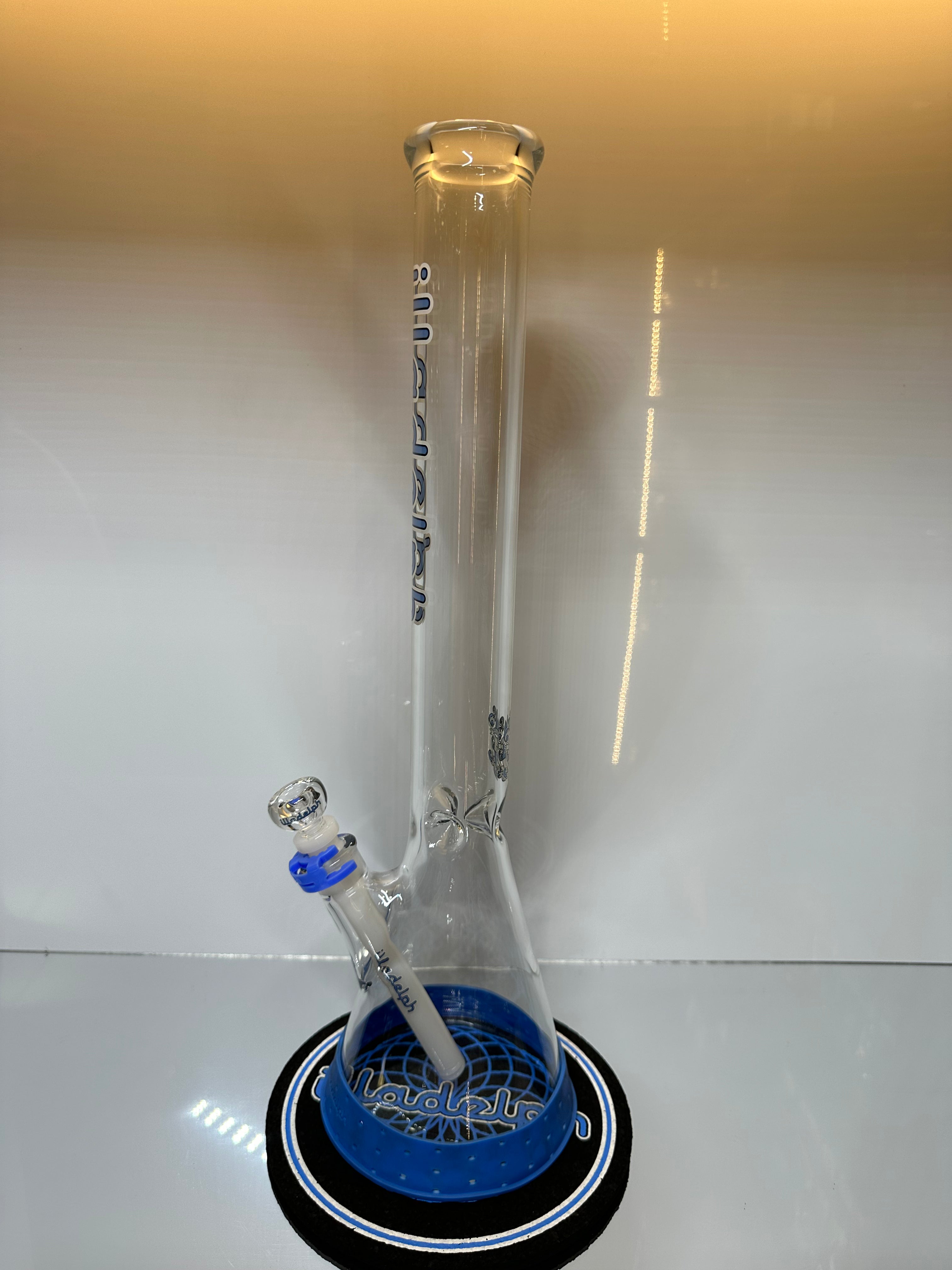 Illadelph Glass Medium Blue Label Beaker Set
