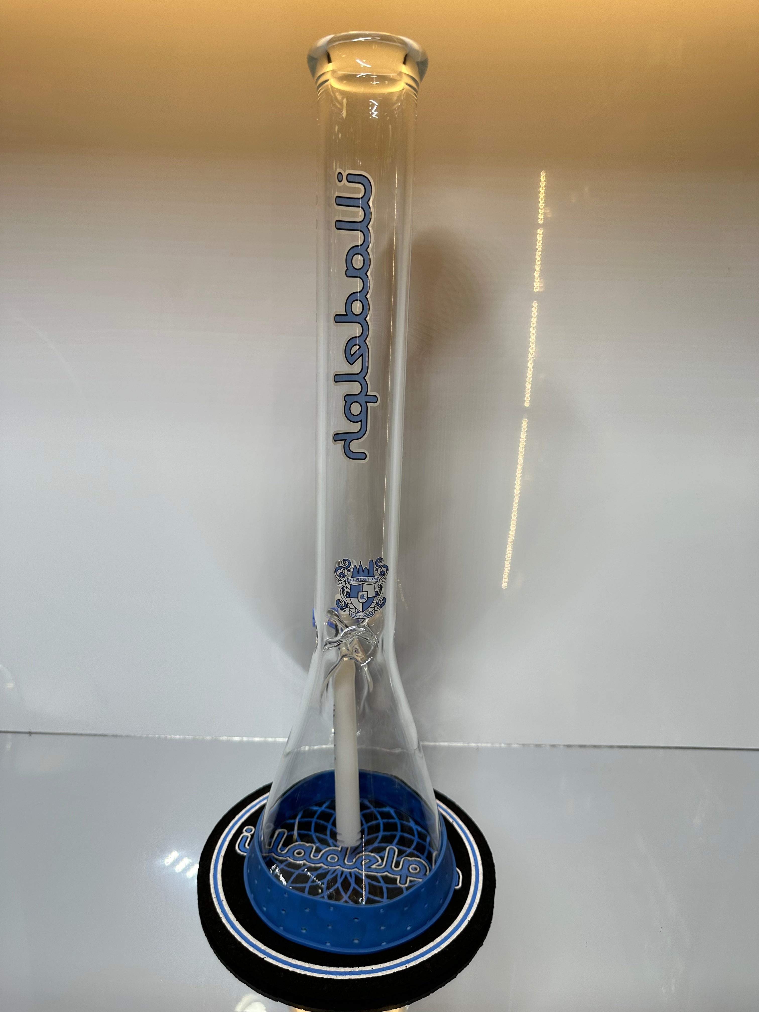 Illadelph Glass Medium Blue Label Beaker Set