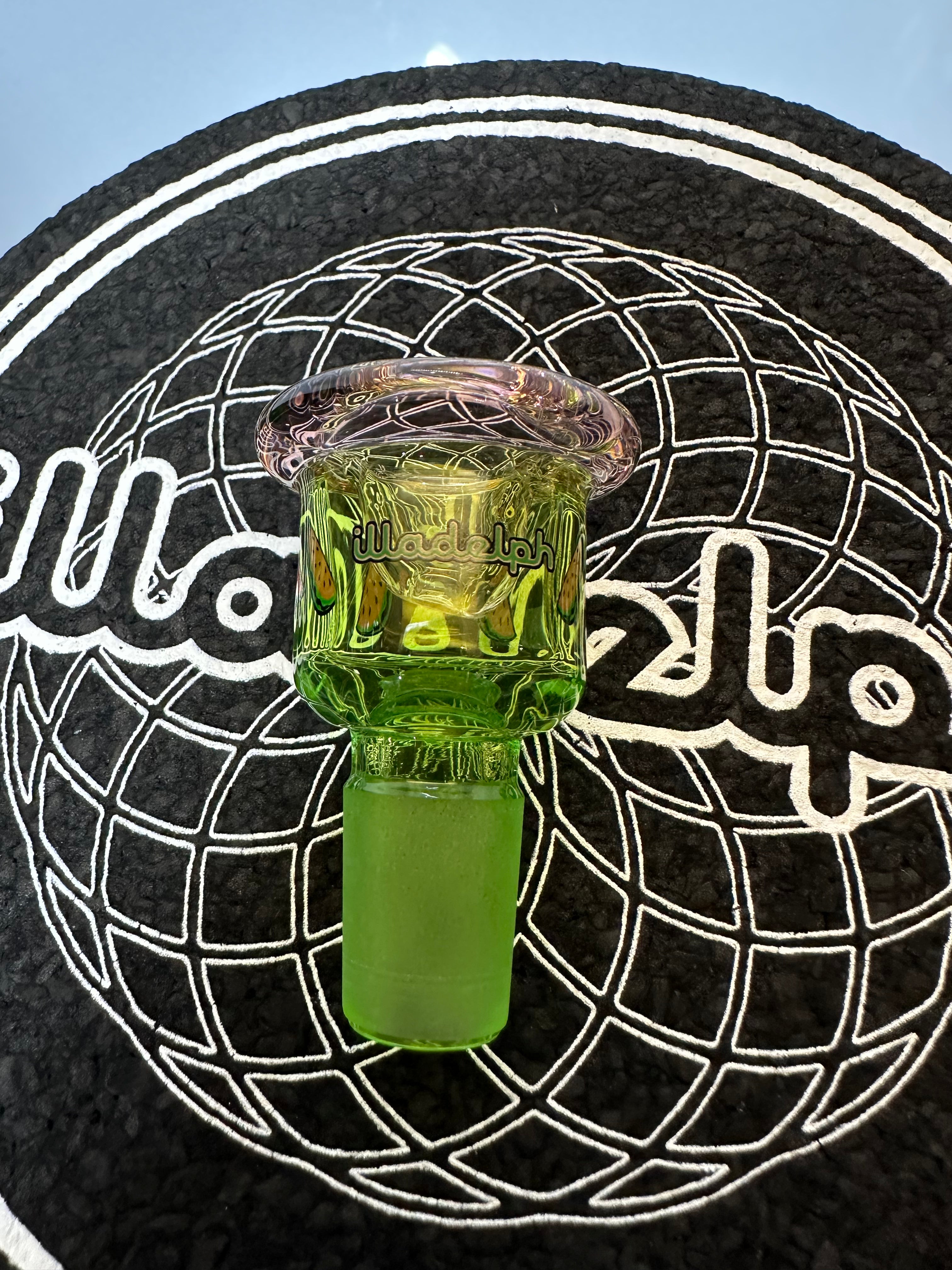 Illadelph Glass Watermelon 18mm Bell Slide