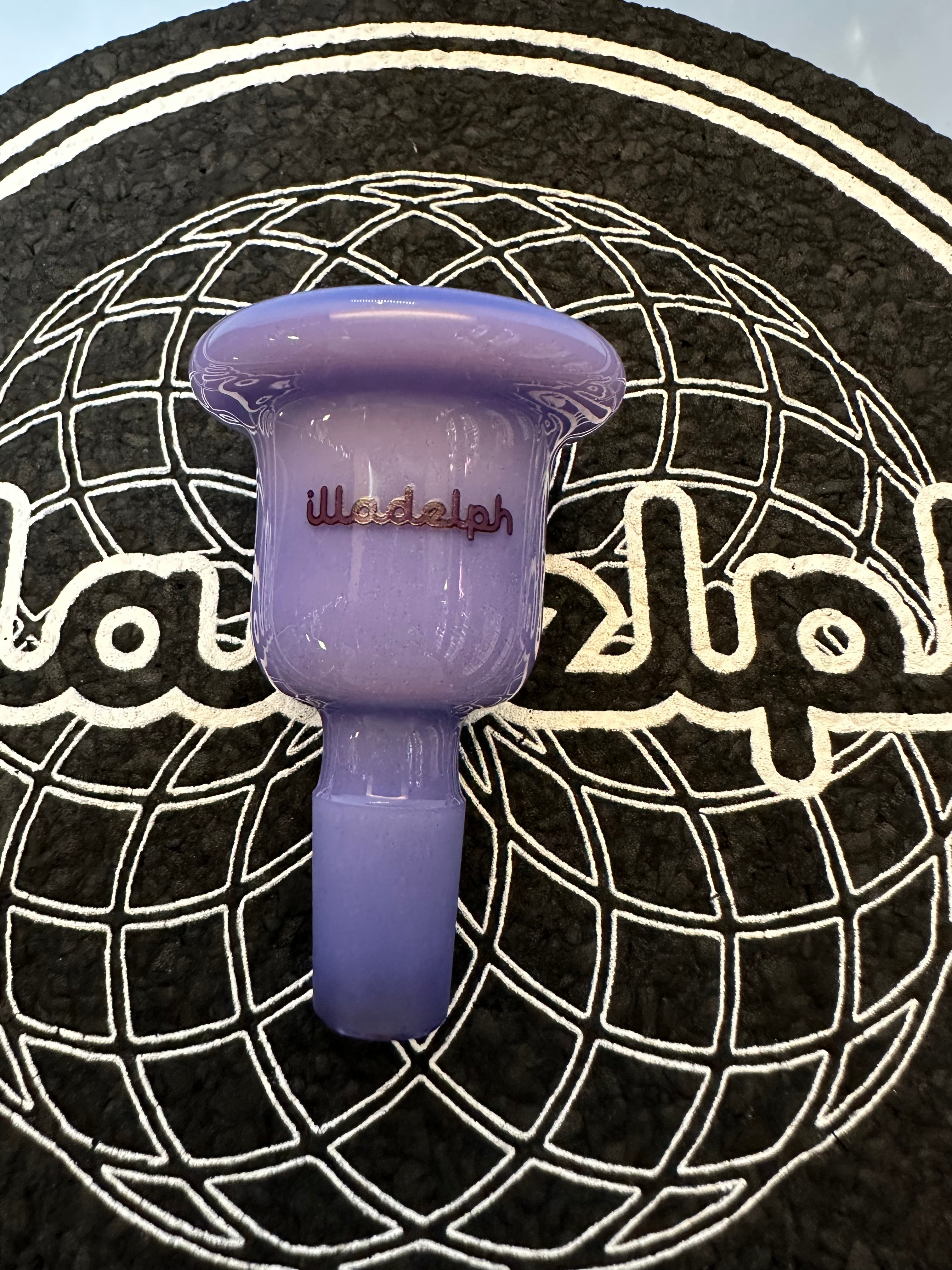 Illadelph Glass Milky Purple 14mm Slide